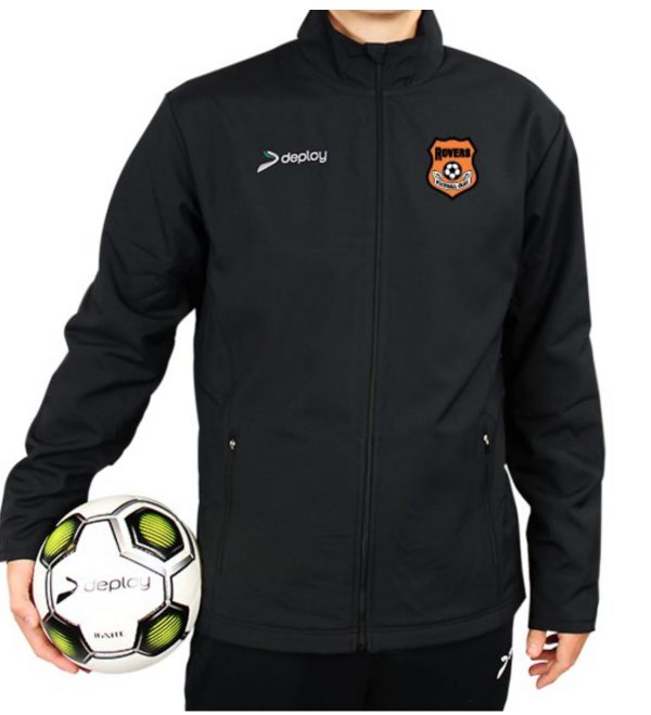 RoversFC Black Casual Fleece Lined Jacket